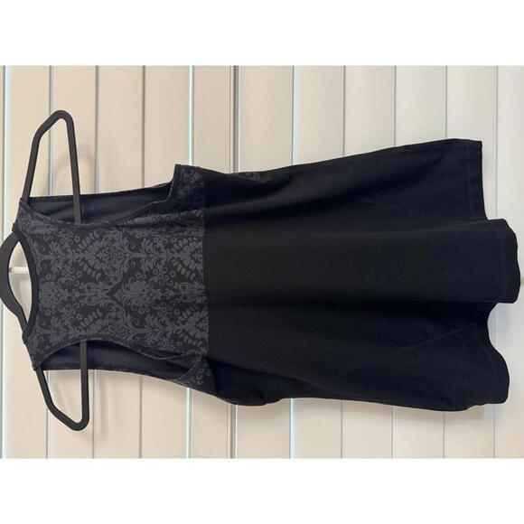 Athleta black and gray print racerback tank top size Large - Picture 5 of 5